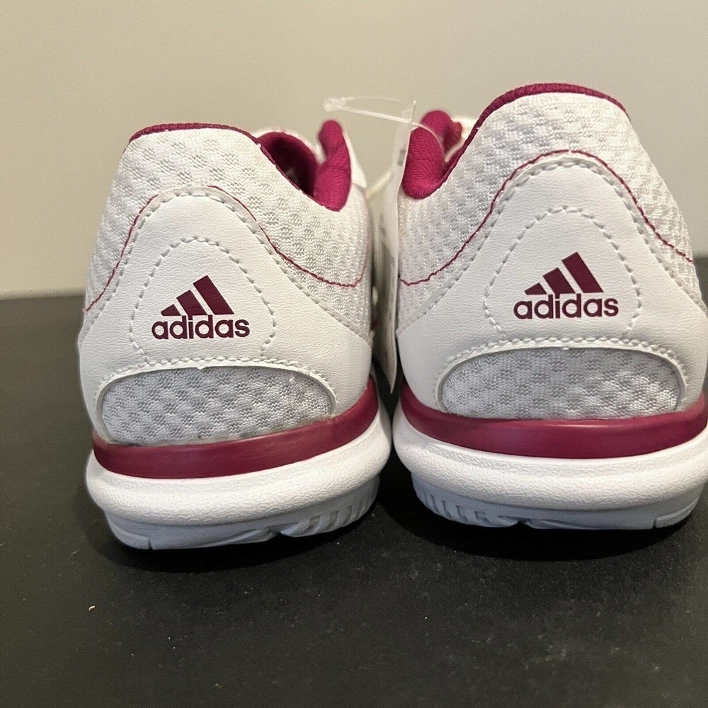 NWT Adidas Core 50 Womens Training Sneakers White Purple Size 8 Lace Up - Picture 7 of 7